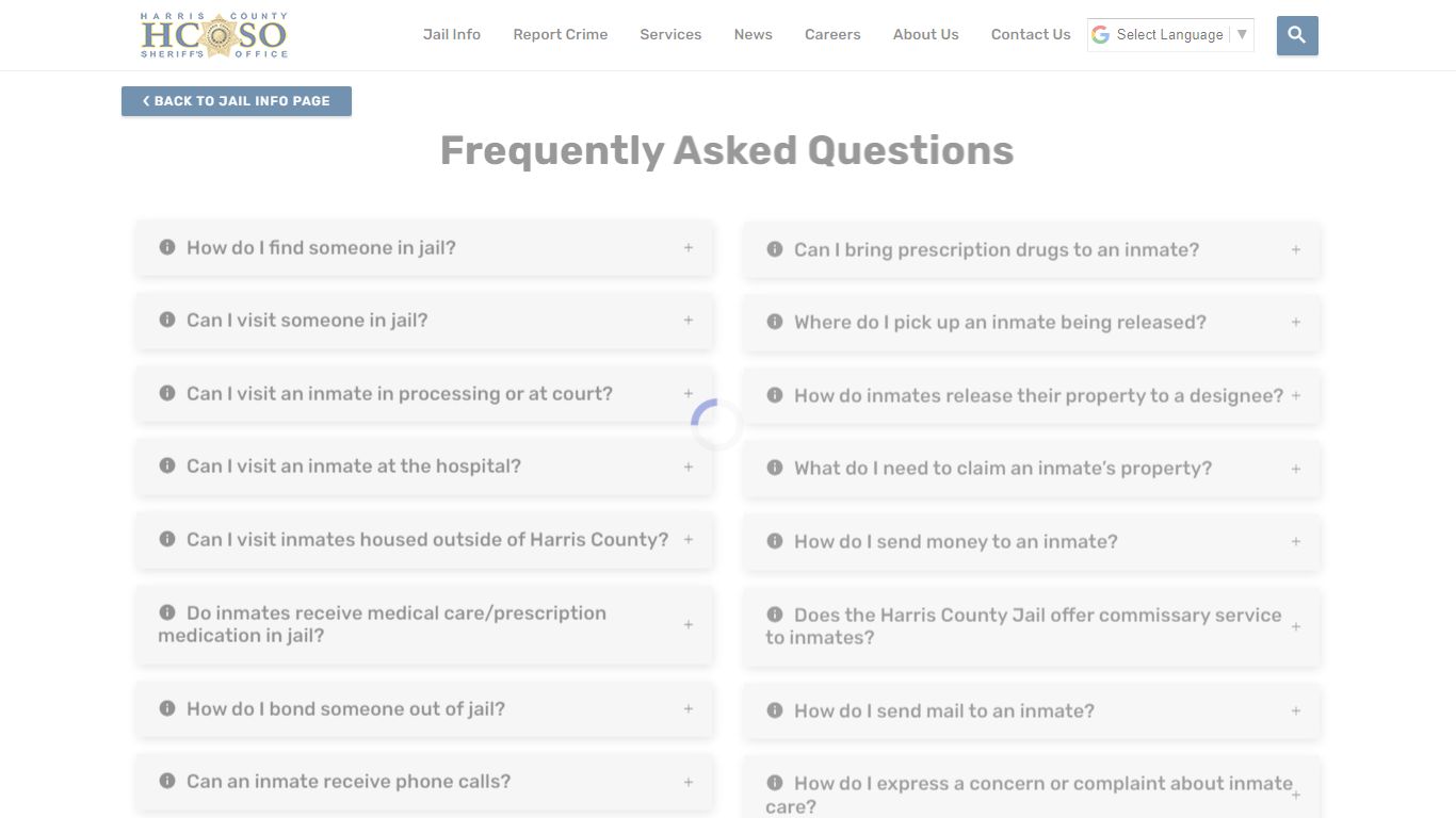 Frequently Asked Questions - Harris County Texas Sheriff's Office